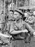 Vang Pao (Hmong: Vaj Pov; 8 December 1929 – 6 January 2011) was a Lieutenant General in the Royal Lao Army and leading figure in the American 'Secret War' in Laos (1964-1973). He was a leader in the Hmong American community in the United States.